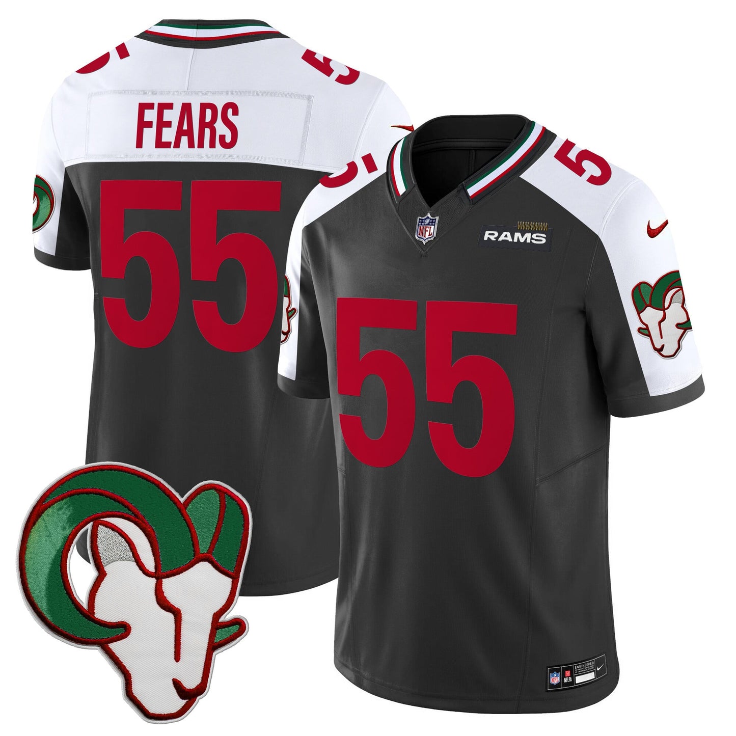 Los Angeles Rams Mexico Vapor Limited Jersey - All Stitched