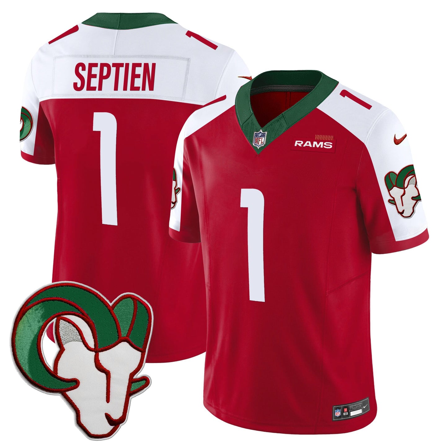 Los Angeles Rams Mexico Vapor Limited Jersey - All Stitched