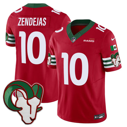 Los Angeles Rams Mexico Vapor Limited Jersey - All Stitched