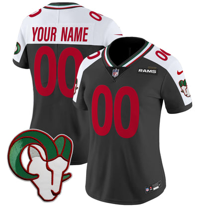 Los Angeles Rams Mexico Vapor Limited Custom Jersey - All Stitched