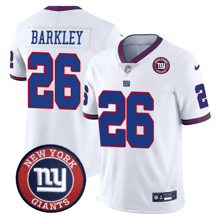 Giants Logo Patch Limited Jersey - All Stitched
