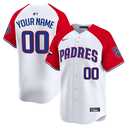 Padres Dominican Republic Vapor Premier Limited Custom Jersey - All Stitched