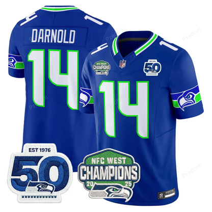 Seattle Seahawks NFC West Division Champions Vapor Limited Jersey V2 - All Stitched