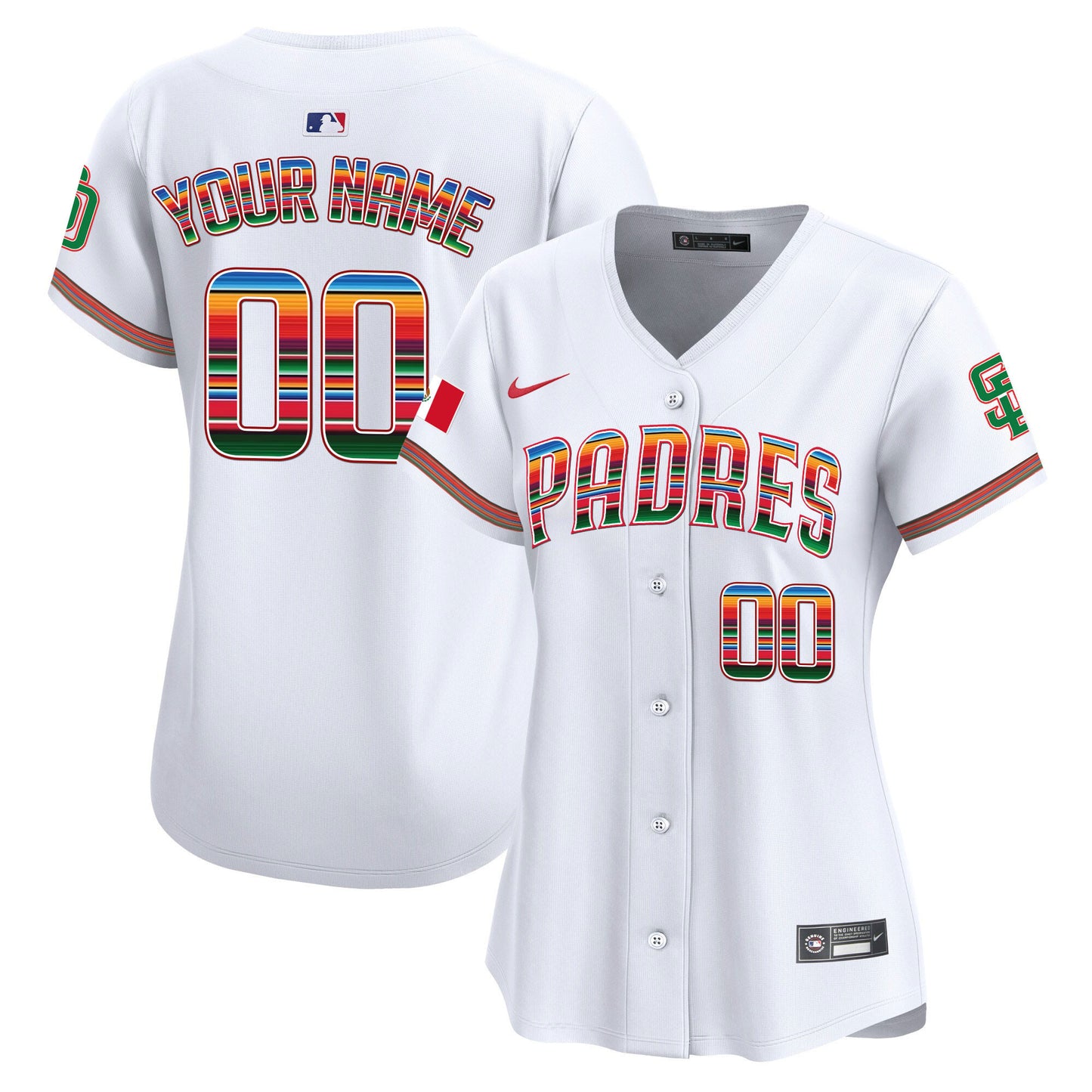 San Diego Padres Mexico Premier Limited Custom Jersey - All Stitched