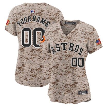 Houston Astros USMC Alternate Vapor Premier Limited Custom Jersey - All Stitched