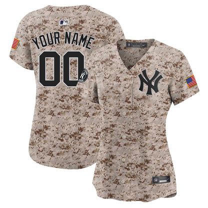 New York Yankees USMC Alternate Vapor Premier Limited Custom Jersey - All Stitched
