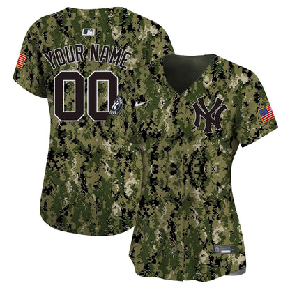 New York Yankees USMC Alternate Vapor Premier Limited Custom Jersey - All Stitched