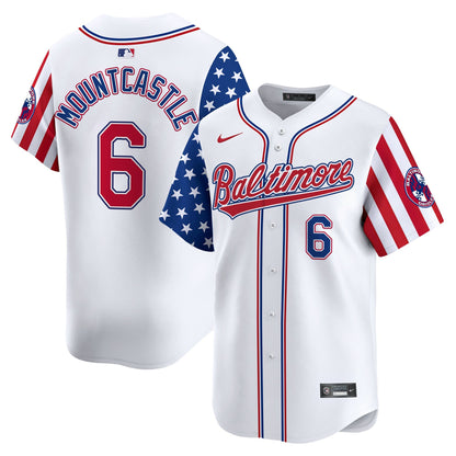 Men's Baltimore Orioles 2025 Independence Day Vapor Premier Limited Jersey - All Stitched