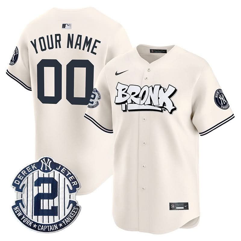 New York Yankees The Bronx Graffiti Vapor Premier Limited Custom Jersey V3 - All Stitched