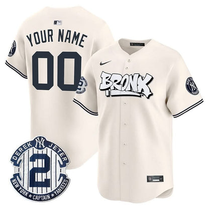 New York Yankees The Bronx Graffiti Vapor Premier Limited Custom Jersey V3 - All Stitched