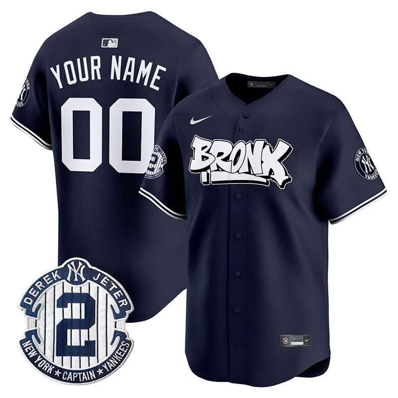 New York Yankees The Bronx Graffiti Vapor Premier Limited Custom Jersey V3 - All Stitched