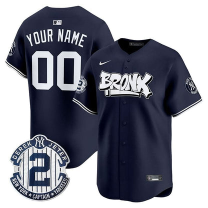 New York Yankees The Bronx Graffiti Vapor Premier Limited Custom Jersey V3 - All Stitched
