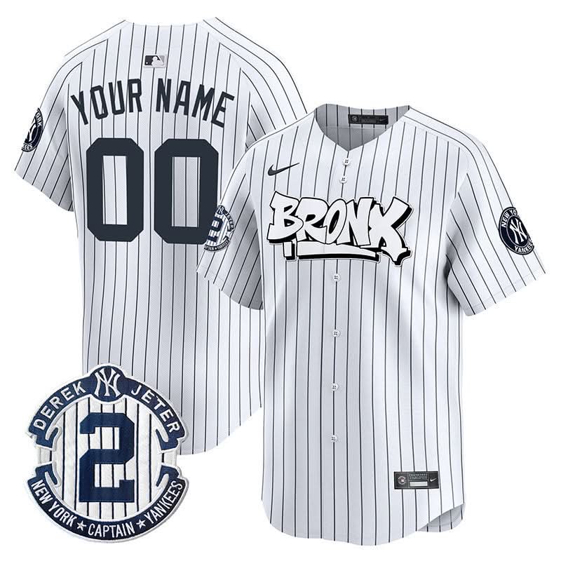 New York Yankees The Bronx Graffiti Vapor Premier Limited Custom Jersey V3 - All Stitched
