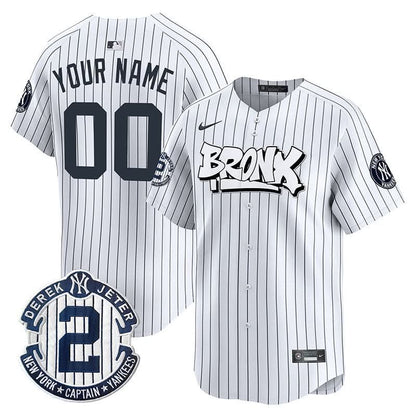New York Yankees The Bronx Graffiti Vapor Premier Limited Custom Jersey V3 - All Stitched