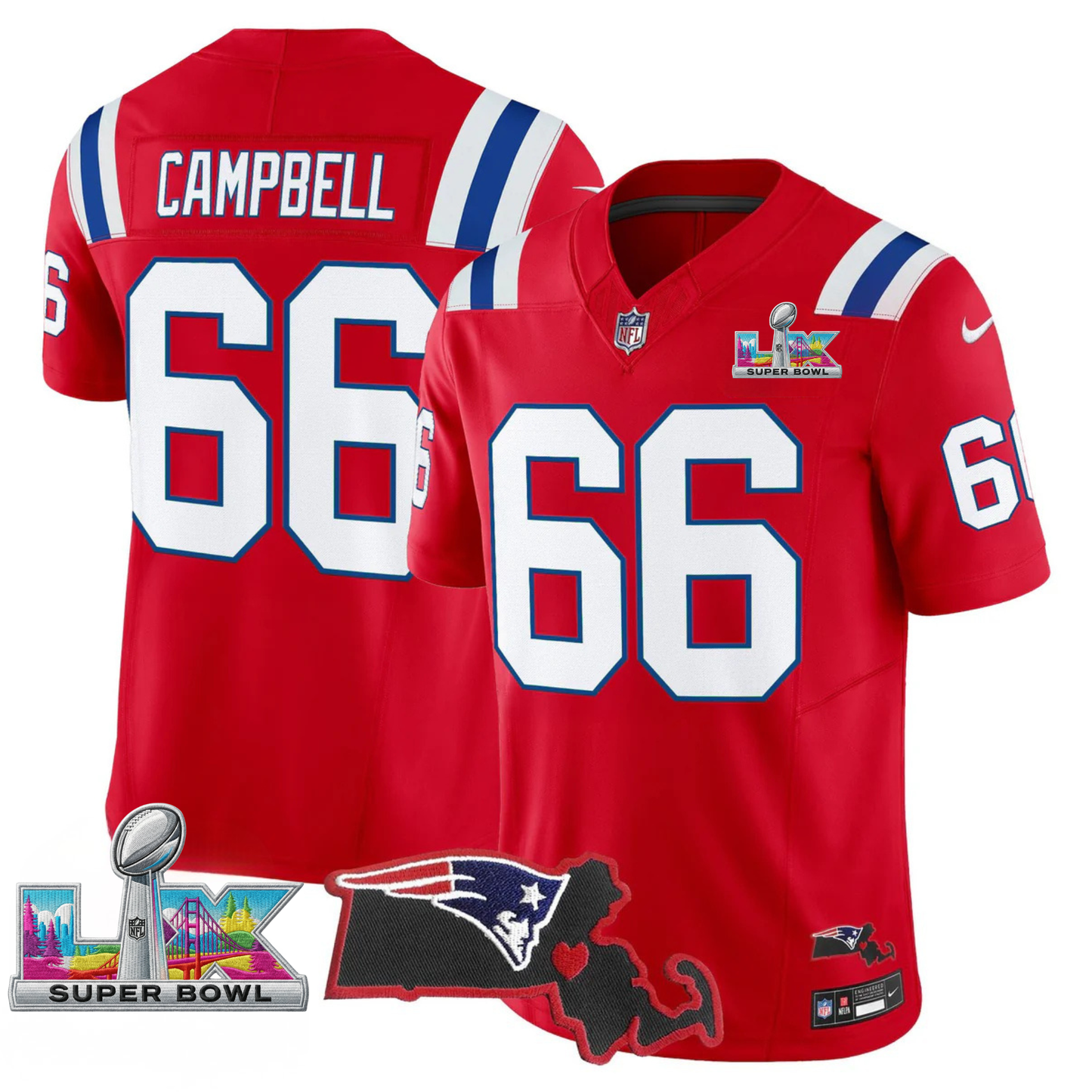 Women's NE SB LX Game Patch Vapor Limited Jersey - All Stitched