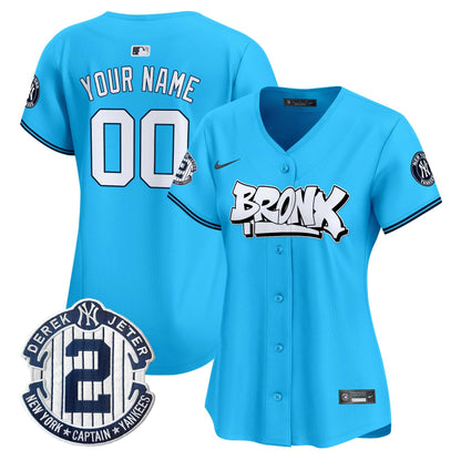 New York Yankees The Bronx Graffiti Vapor Premier Limited Custom Jersey V3 - All Stitched