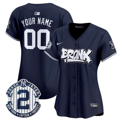 New York Yankees The Bronx Graffiti Vapor Premier Limited Custom Jersey V3 - All Stitched