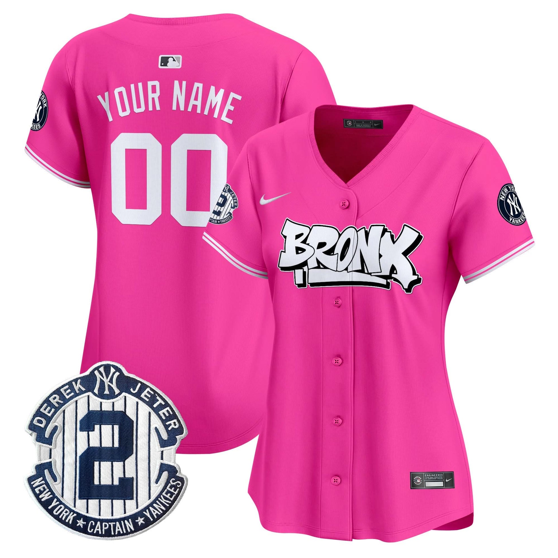 New York Yankees The Bronx Graffiti Vapor Premier Limited Custom Jersey V3 - All Stitched