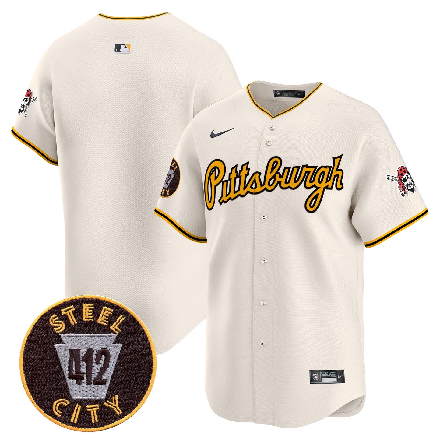 PIT 412 Patch Vapor Premier Limited Jersey V4 - All Stitched