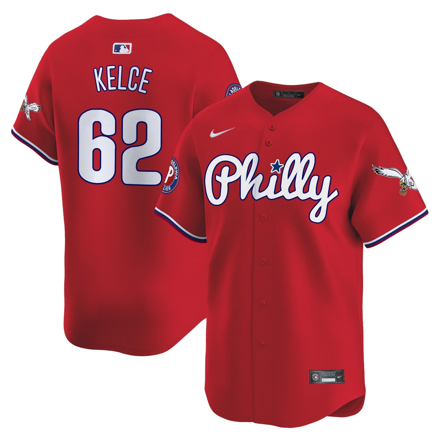 Men's Phillies & Eagles Vapor Premier Limited Jersey - All Stitched
