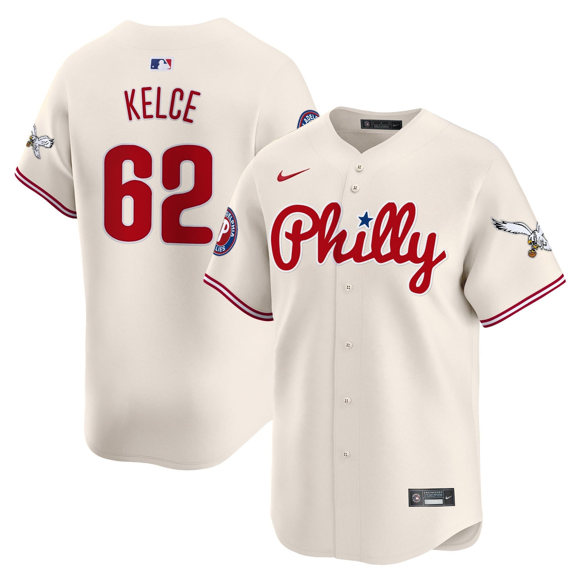 Men's Phillies & Eagles Vapor Premier Limited Jersey - All Stitched