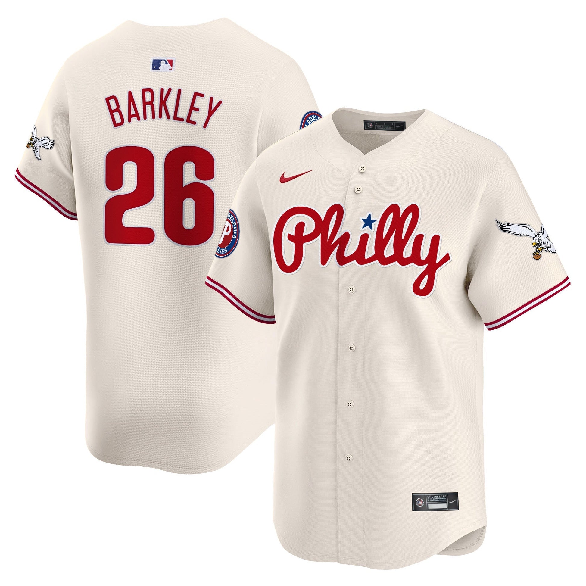 Men's Phillies & Eagles Vapor Premier Limited Jersey - All Stitched