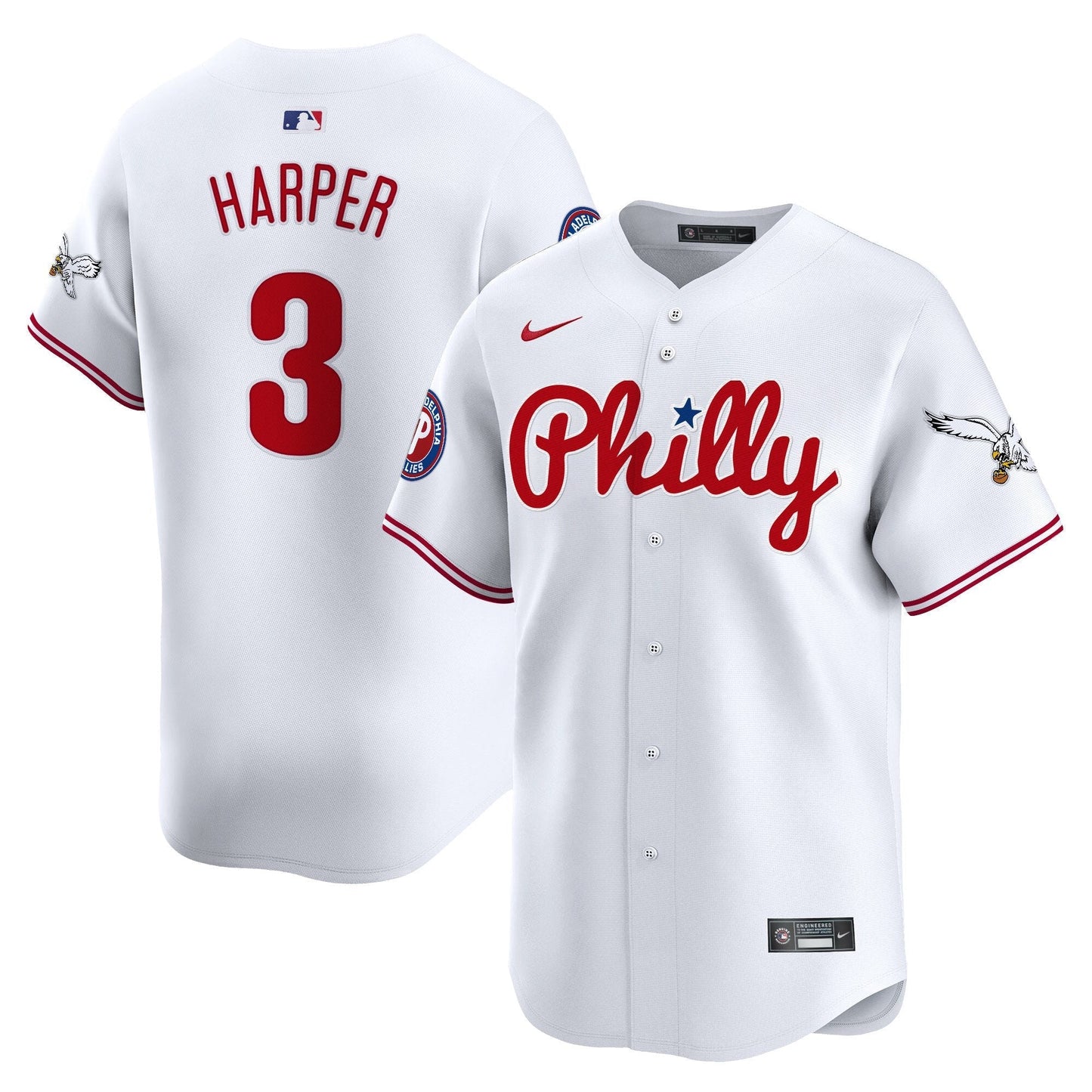 Men's Phillies & Eagles Vapor Premier Limited Jersey - All Stitched