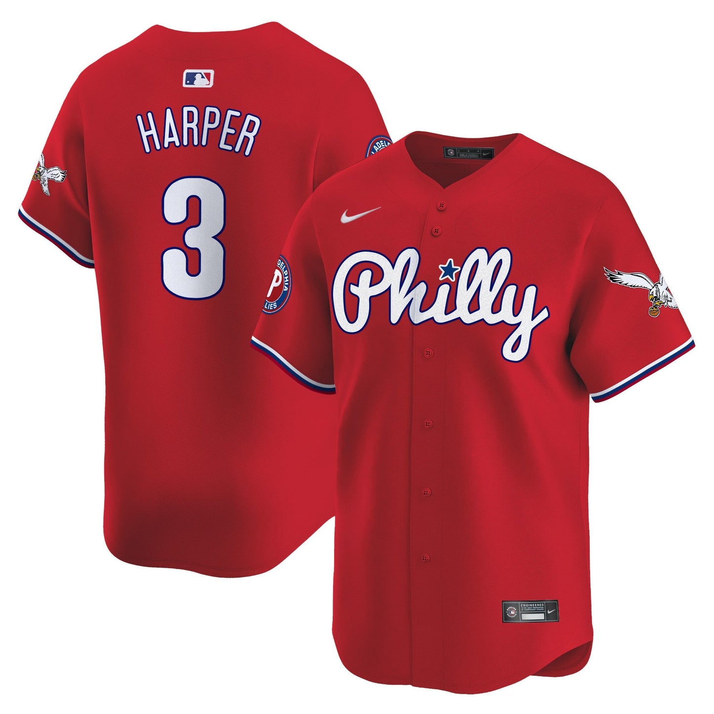 Men's Phillies & Eagles Vapor Premier Limited Jersey - All Stitched