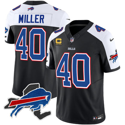 Men's Bills New York Patch Vapor Limited Jersey V2 - All Stitched