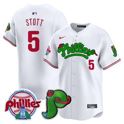 Men's Phillies Phanatic Patch Vapor Premier Limited Jersey V4 - All Stitched