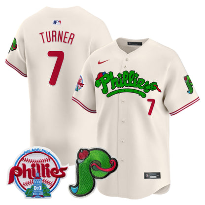 Men's Phillies Phanatic Patch Vapor Premier Limited Jersey V4 - All Stitched