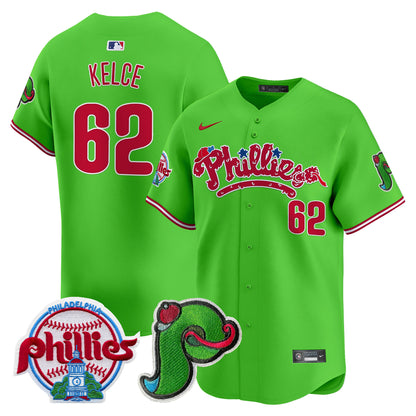 Men's Phillies Phanatic Patch Vapor Premier Limited Jersey V4 - All Stitched
