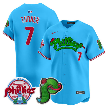 Men's Phillies Phanatic Patch Vapor Premier Limited Jersey V4 - All Stitched