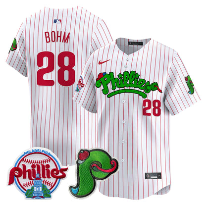 Men's Phillies Phanatic Patch Vapor Premier Limited Jersey V4 - All Stitched