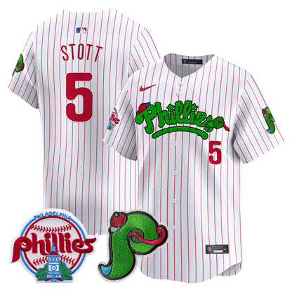Men's Phillies Phanatic Patch Vapor Premier Limited Jersey V4 - All Stitched