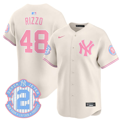 Unisex New York Yankees Bubblegum Pink Vapor Premier Limited Jersey - All Stitched