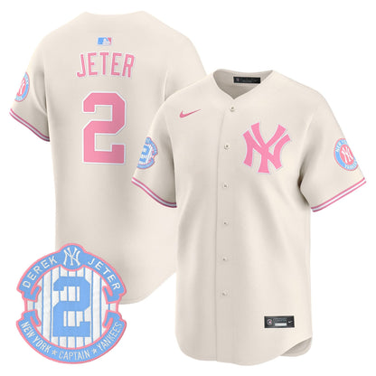 Unisex New York Yankees Bubblegum Pink Vapor Premier Limited Jersey - All Stitched