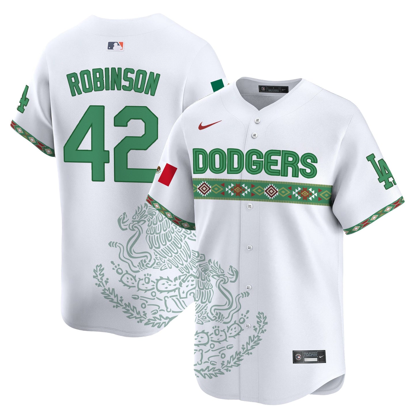 Los Angeles Dodgers Mexico Vapor Premier Limited Jersey V3 - Printed