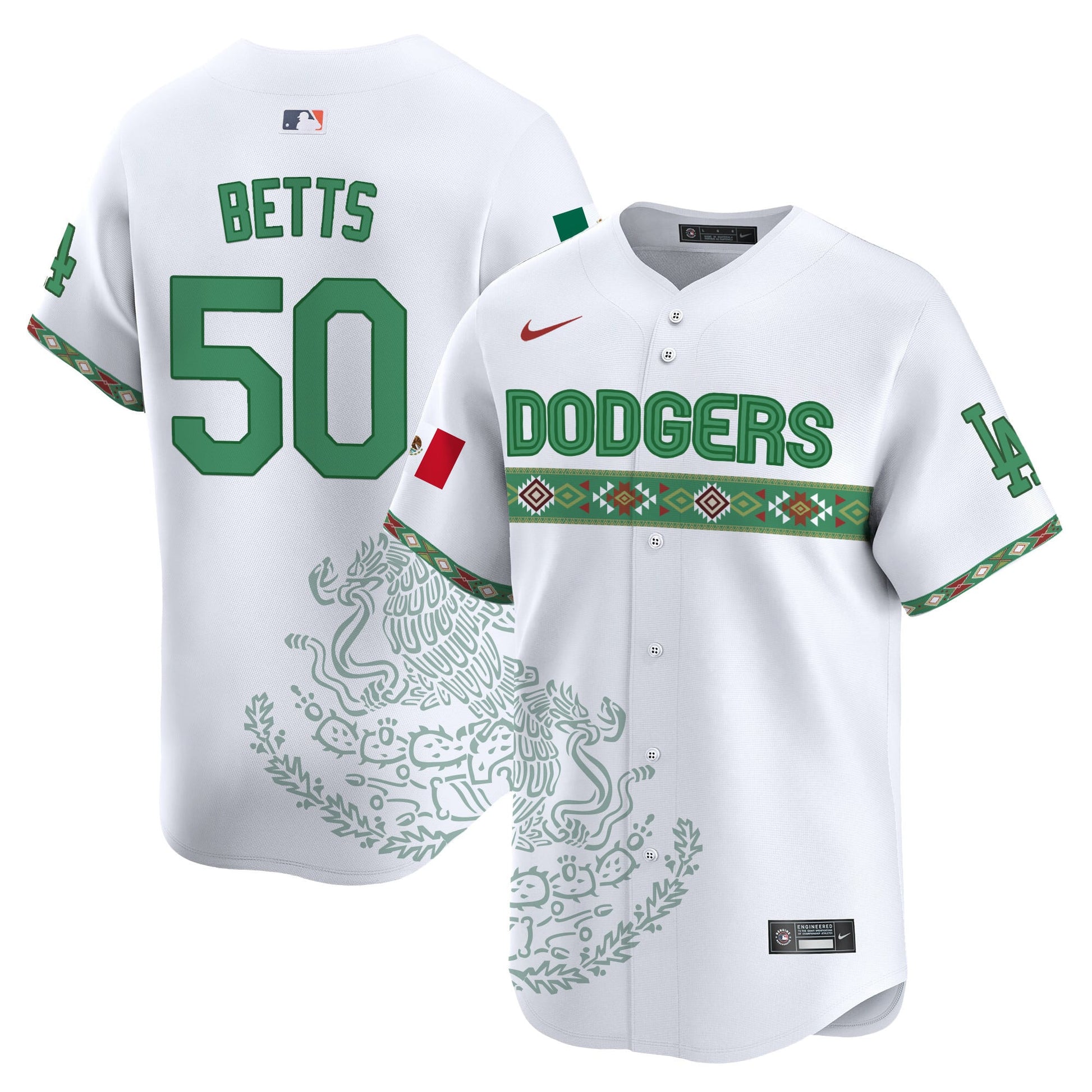 Los Angeles Dodgers Mexico Vapor Premier Limited Jersey V3 - Printed