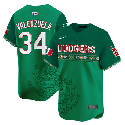 Los Angeles Dodgers Mexico Vapor Premier Limited Jersey V3 - Printed