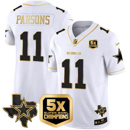 Men's Cowboys 5x Super Bowl Champions Vapor Limited Jersey - All Stitched