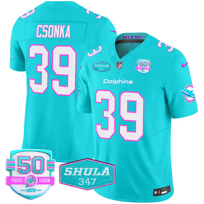 Men's Dolphins "Miami Vice" Vapor Limited Jersey V2 - All Stitched