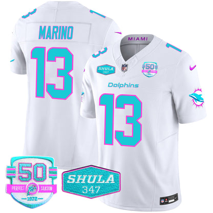 Men's Dolphins "Miami Vice" Vapor Limited Jersey V2 - All Stitched