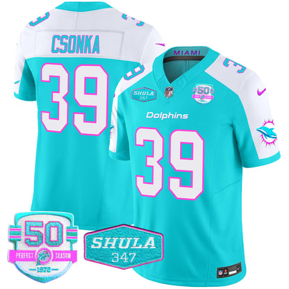 Men's Dolphins "Miami Vice" Vapor Limited Jersey V2 - All Stitched