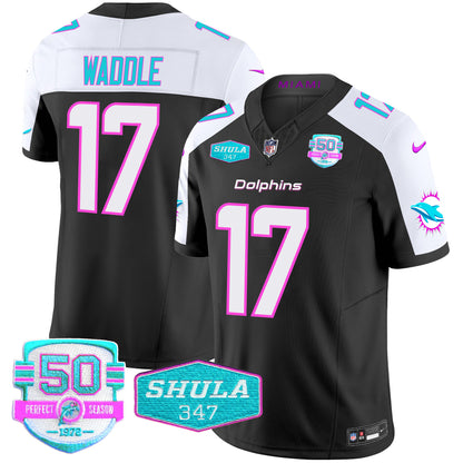 Men's Dolphins "Miami Vice" Vapor Limited Jersey V2 - All Stitched