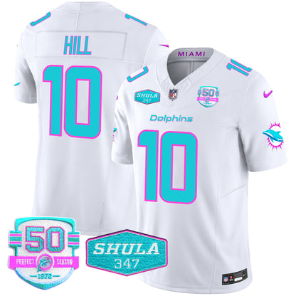 Men's Dolphins "Miami Vice" Vapor Limited Jersey V2 - All Stitched