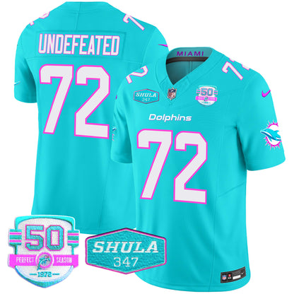 Men's Dolphins "Miami Vice" Vapor Limited Jersey V2 - All Stitched