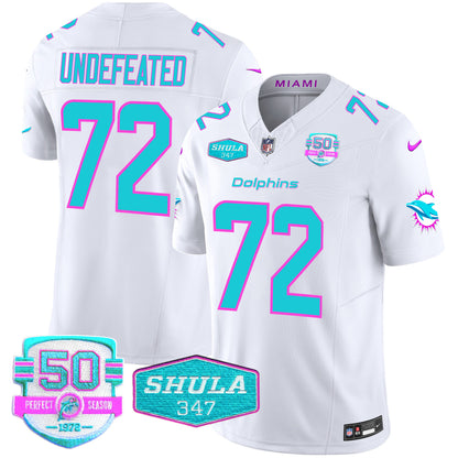 Men's Dolphins "Miami Vice" Vapor Limited Jersey V2 - All Stitched