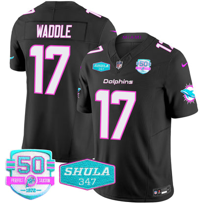 Men's Dolphins "Miami Vice" Vapor Limited Jersey V2 - All Stitched