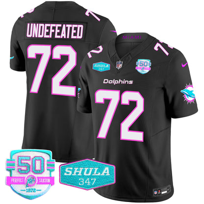 Men's Dolphins "Miami Vice" Vapor Limited Jersey V2 - All Stitched